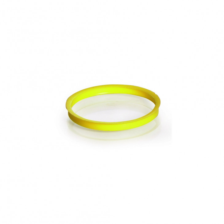 BAGUE DE DEVERSEMENT JAUNE PR FLACON SCHOTT GL45 - PACK 10