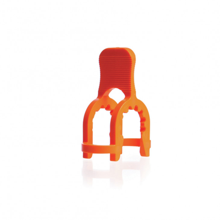 KECK CLIP POUR JOINT SPHERIQUE POM S35 ORANGE