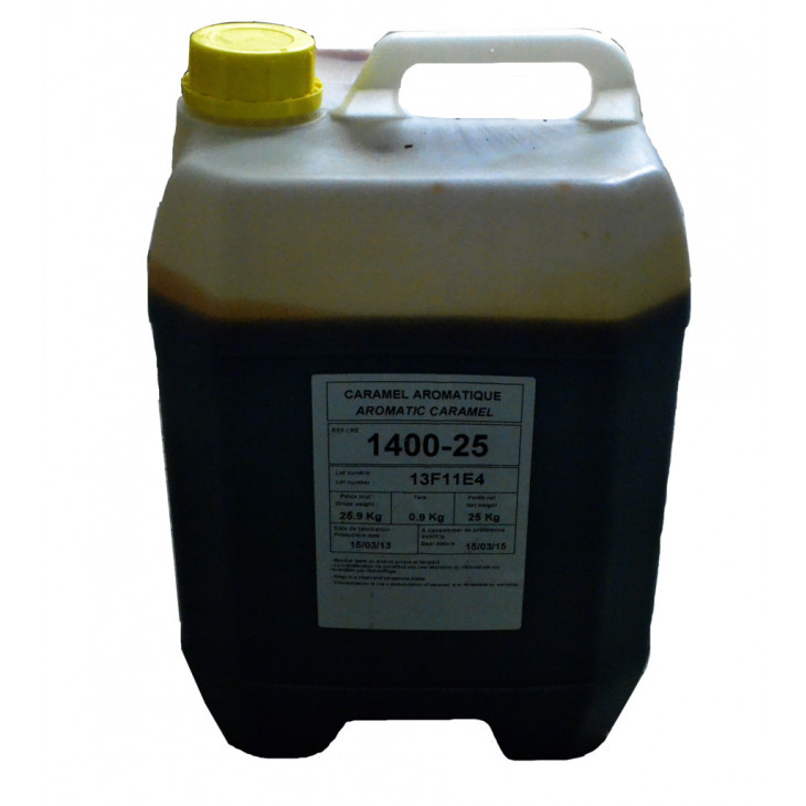 CARAMEL AROMATIQUE 1400-25 PR AROMATISATION ET NAPPAGE -25KG
