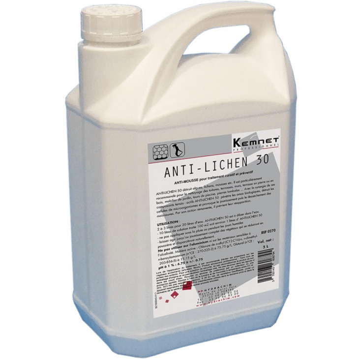 ANTI-LICHEN 30 CONCENTRE KEMNET PROFESSIONNEL-4X5L