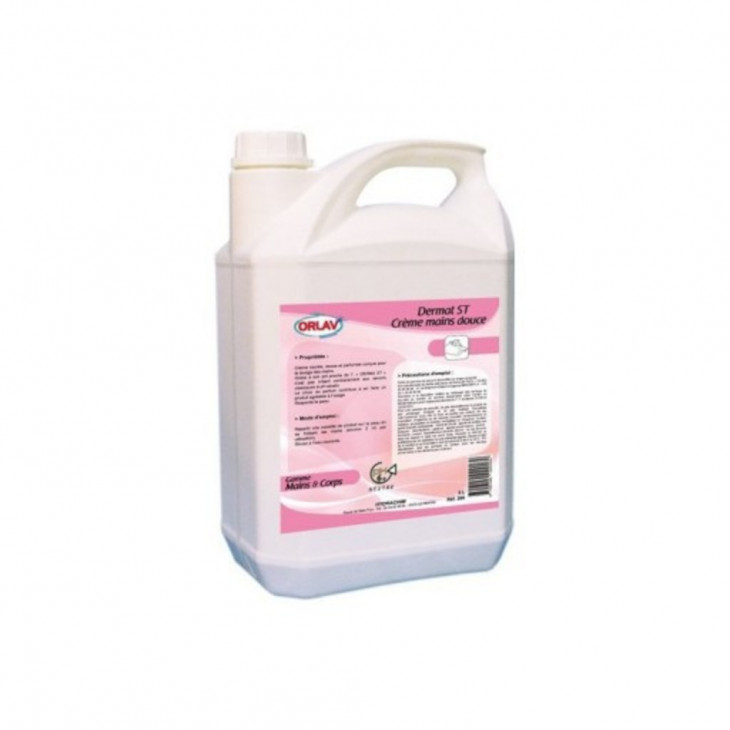 CREME LAVANTE DOUCE PARFUM FLORAL - 4 BIDONS DE 5 LITRES