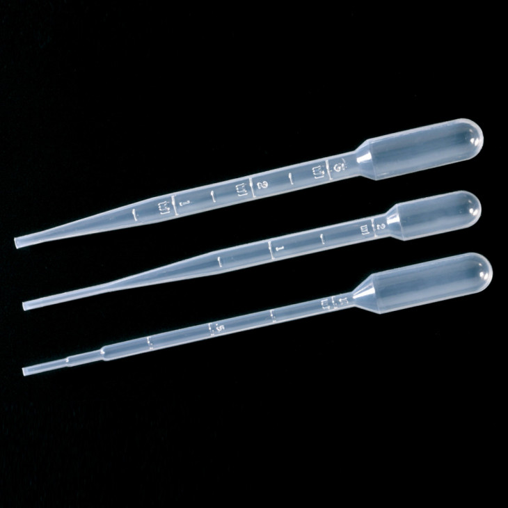 PIPETTES PASTEUR 3ML GRADUEES 0.50 STERILES S/S.U-PACK 100