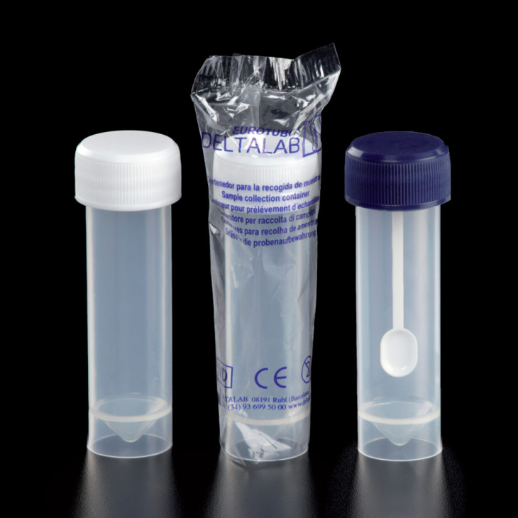 TUBE CONIQUE EN PP TRANSPARENT A JUPE STERILE S/SU 30ML -X400