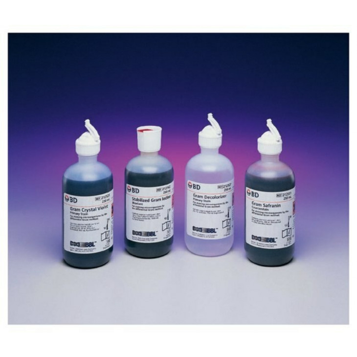 GRAM IODINE STABILISE BD 212542 - 4 X 250ML