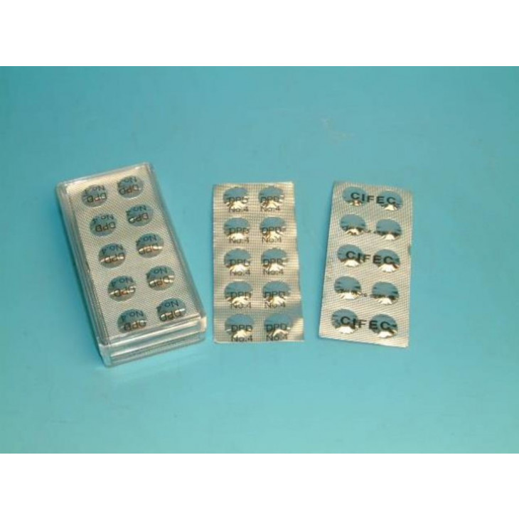REACTIF DPD 4 N PR DOSAGE CHLO -RE TOTAL CIFEC - 100 PILULES