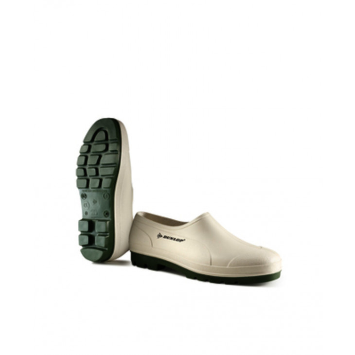 SABOT 8153 PVC BLANC DUNLOP ANTIDERAPANT P.44 - LA PAIRE