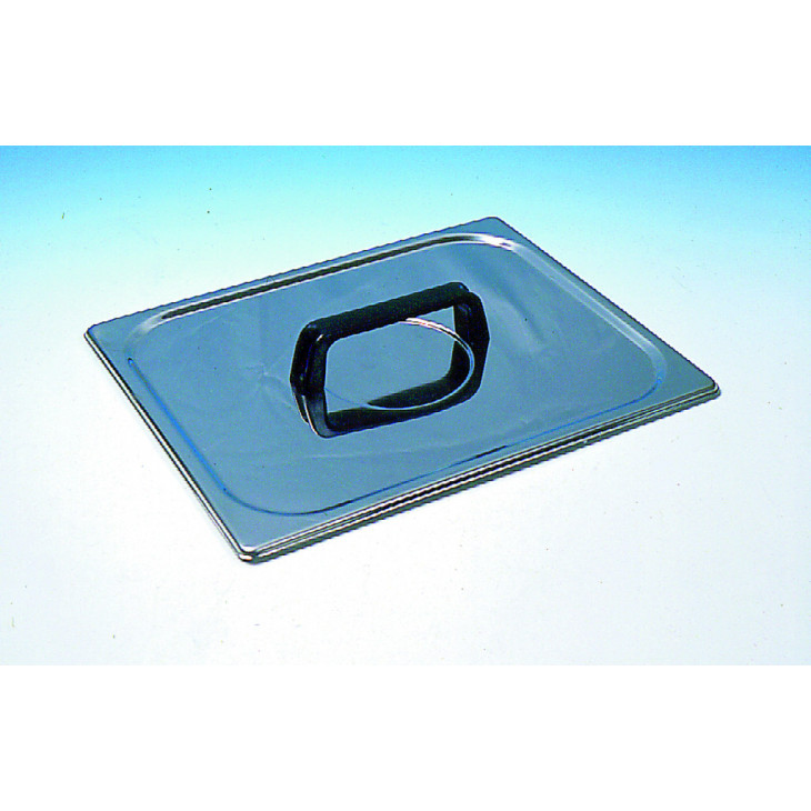 COUVERCLE COIFFANT PLAT INOX POIGNEE NYLON POUR BU 6L