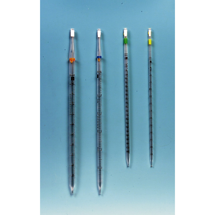 PIPETTE STERILE 10ML EN 1/10E SOUS SACHET 25 - CARTON 500