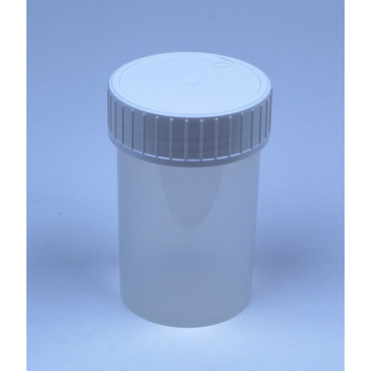 FLACON PP ASEPTIQUE 200ML BOUCHON BLANC - PAR X 300