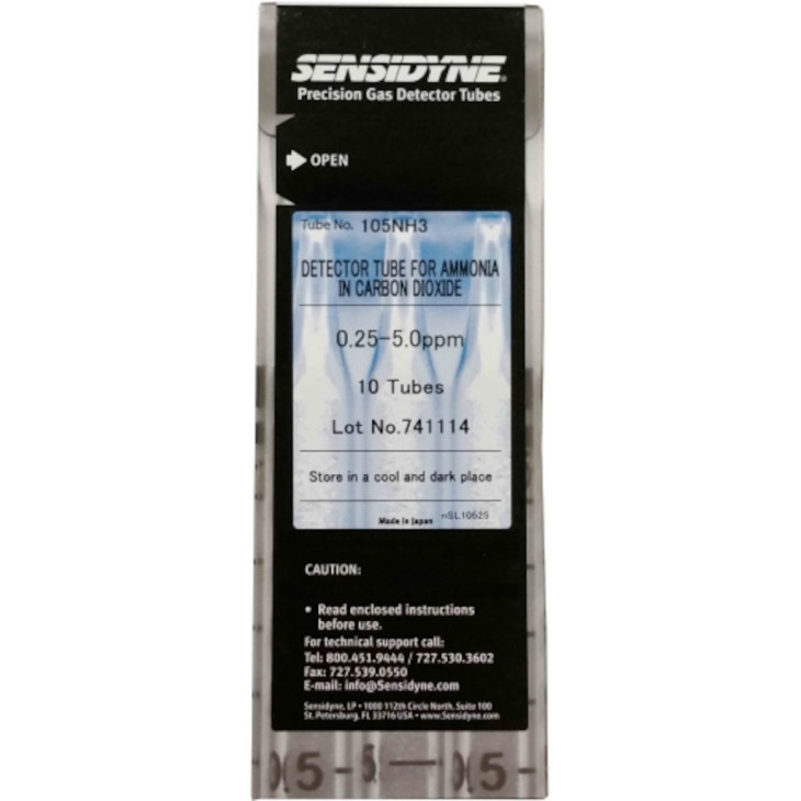 TUBE KITAGAWA AMMONIAQUE 105NH3 0,25-5PPM - PACK DE 10