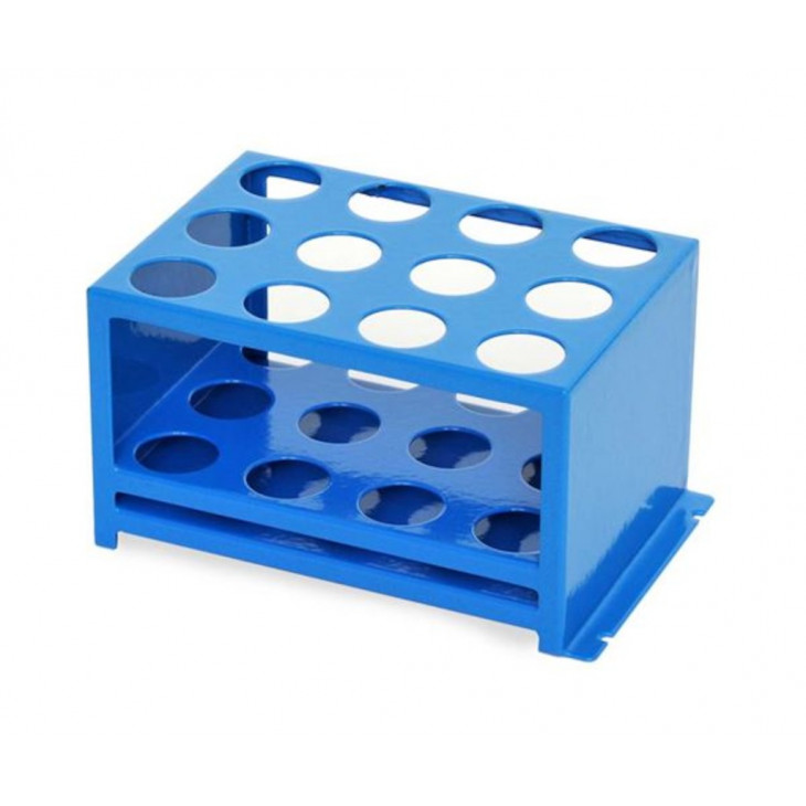 SUPPORT DE TUBES ACIER REVETU PVC BLEU D.102X127X178MM