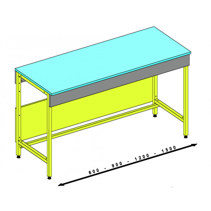 PAILLASSE NUE SECHE L=900 MM PROF=600 MM STRATIFIE