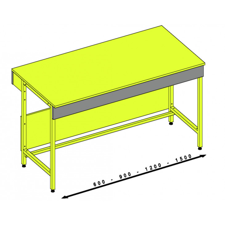 PAILLASSE NUE SECHE L=1500 MM PROF=750MM GLACE EMAILLEE