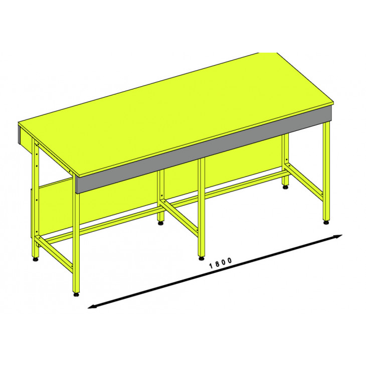 PAILLASSE NUE SECHE L=1800 MM PROF=750 MM STRATIFIE