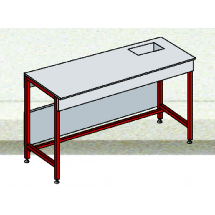 PAILLASSE NUE HUMIDE L=1500 MM PROF =600 MM GRES ETIRE