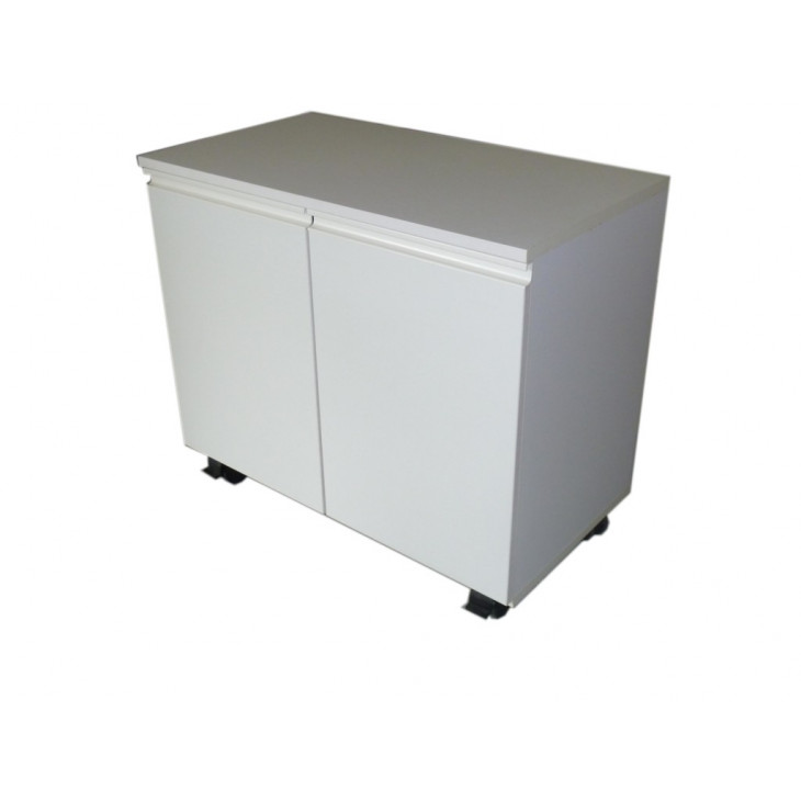 MEUBLE MOBILE 2 PORTES L=900 STRATIFIE L REEL 835X465X715 H