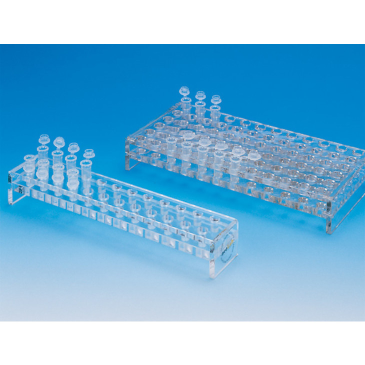 PORTOIR EN ACRYLIQUE TRANSPA- RENT PR 2X12 TUBES 2,2ML