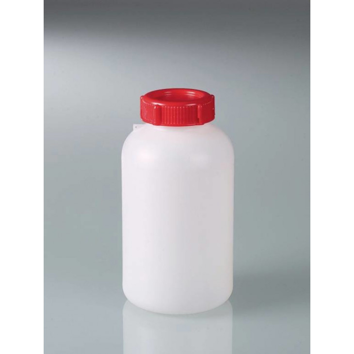 FLACON PLOMBABLE EN PEHD 1000ML D.100 X 186MM