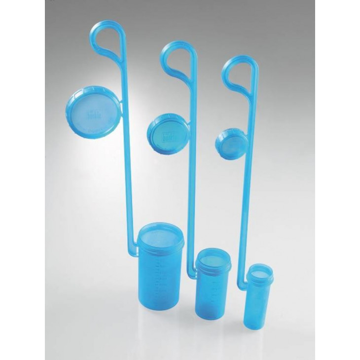 POT PUISARD PP BLEU STERILE ETANCHE 50ML A UU - X20