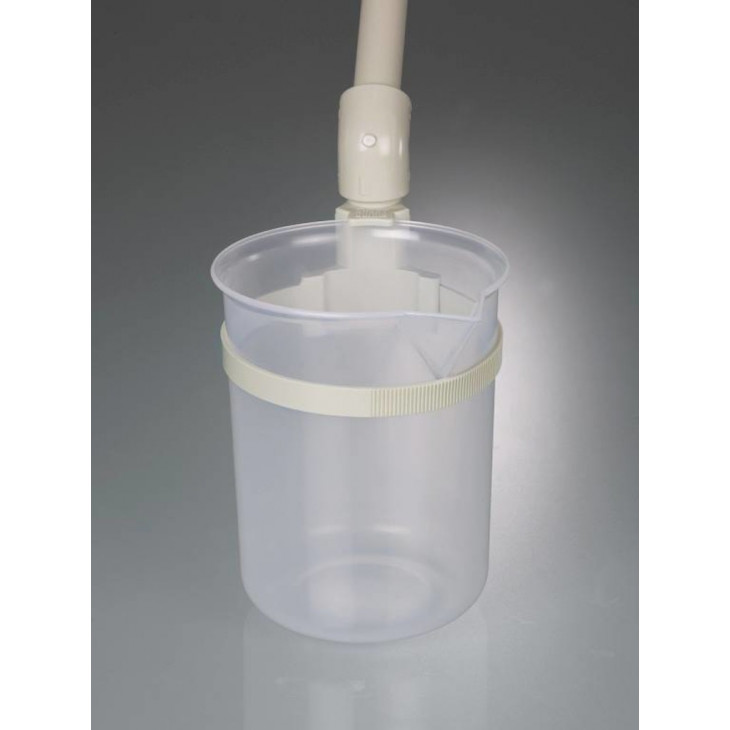 PUISARD BECHER EN PP 1000ML AVEC MANCHE STABLE L.1M D.20MM