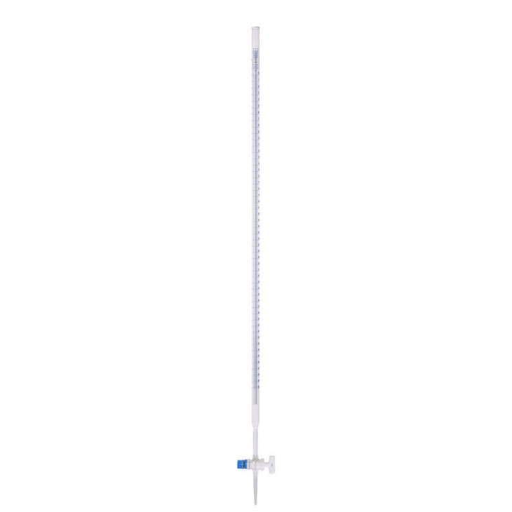 BURETTE EN VERRE CL.AS ROBINET DROIT CLE VERRE 10ML EN 0,02ML