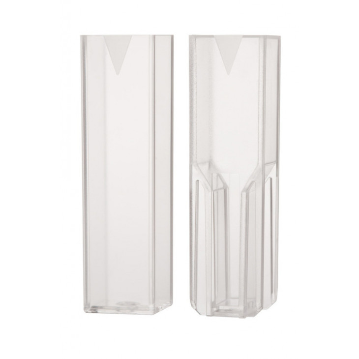 CUVETTE PMMA SEMI-MICRO VISIBLE TRAJET 10MM 1,5-3,0ML - X100