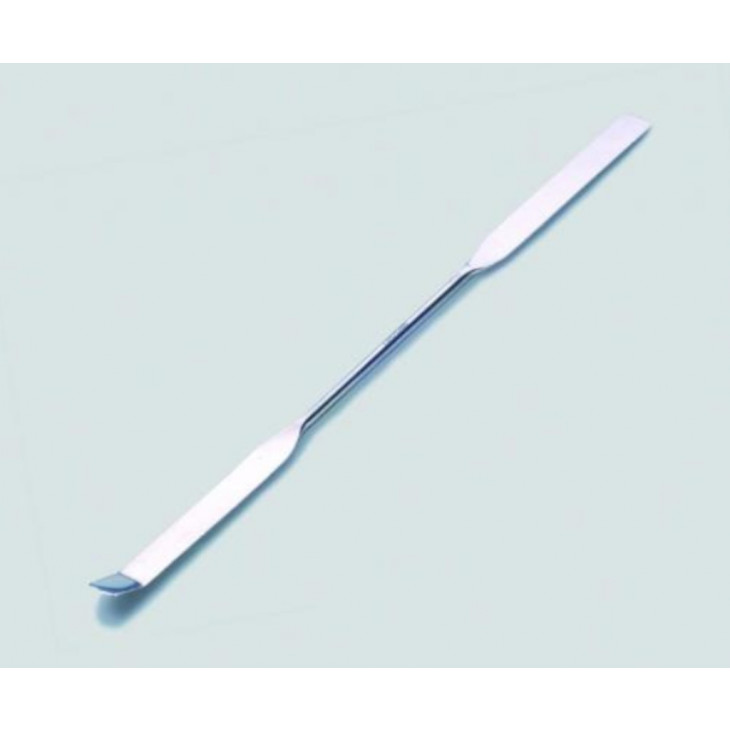 DOUBLE SPATULE TYPE CHATTAWAY ACIER INOX 18/10 D.210X9MM