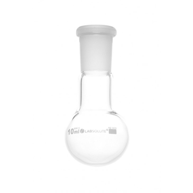 BALLON A FOND ROND COL RODE 14/23 CAP.10ML