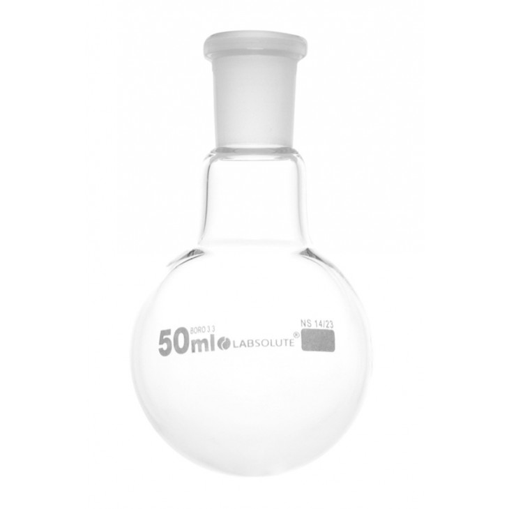 BALLON A FOND ROND COL RODE 14/23 CAP.50ML