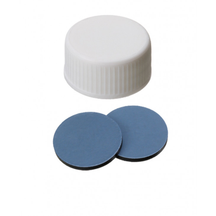 BOUCHON A VIS PP BLANC PLEIN DN24 PTFE/EPDM/PTFE - X1000