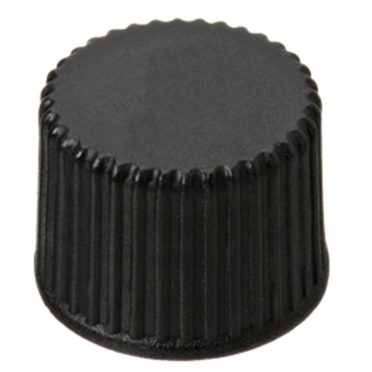 BOUCHON A VIS PP NOIR PLEIN DN8 SANS SEPTA- PACK DE 100
