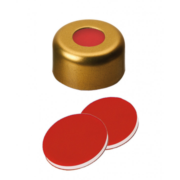CAPSULE A SERTIR ALU 1 TROU DN11 MAGNET PTFE/SIL/PTFE X100