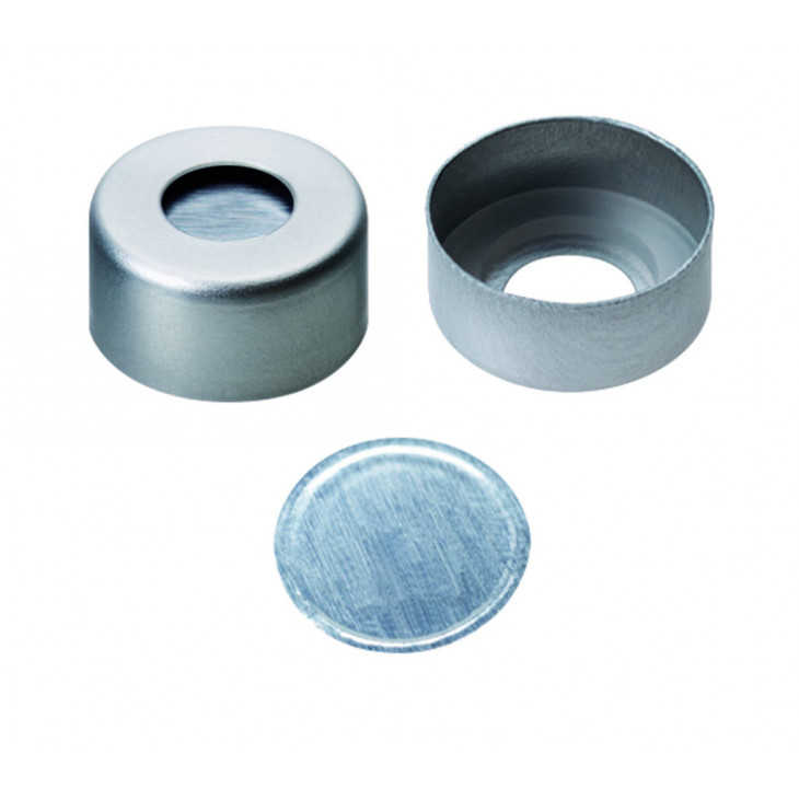 CAPSULE A SERTIR ALU 1 TROU DN 11 ALU + JOINT TORIQUE -X100