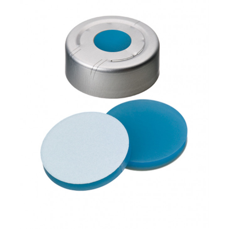 CAPSULE A SERTIR ALU 1 TROU DN 20 RAINURE SILICONE/PTFE X100