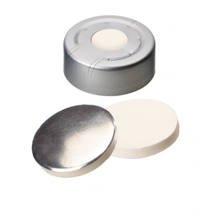 CAPSULE A SERTIR ALU 1 TROU DN 20 RAINURE SILICONE/ALU - X100
