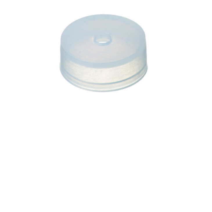 CAPUCHON EN PE TRANSPARENT 1 TROU DN20 SANS SEPTA - X100