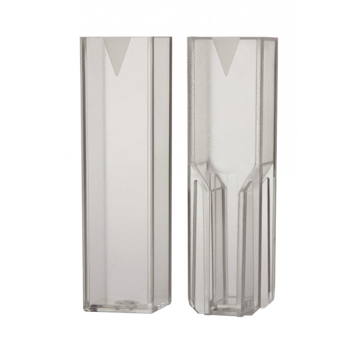 CUVETTE PMMA MACRO POUR VISIBLE TRAJET 10MM 2,5-4,5ML - X100