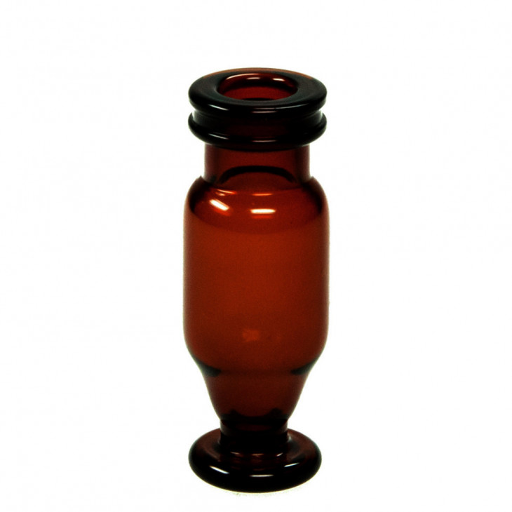 FLACON A SERTIR BRUN DN11 A PIED VASE 1,2ML - X100