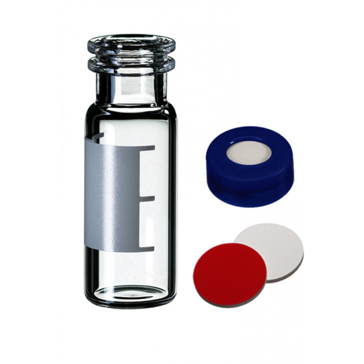 FLACON A SERTIR CLAIR DN11 + CAPSULE PP DUR 1,5ML - X100