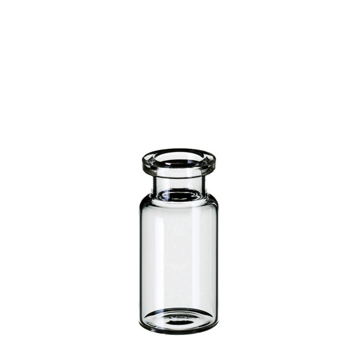 FLACON A SERTIR CLAIR DN20 HEADSPACE FOND PLAT 10ML X100