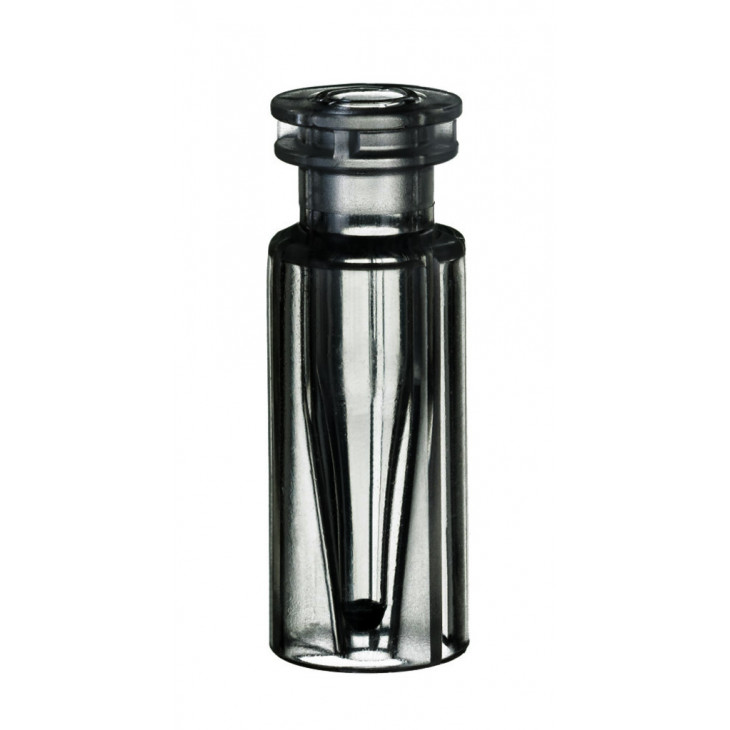 FLACON A SERTIR TPX CLAIR DN11 + MICRO-INSERT 0,2ML - X100
