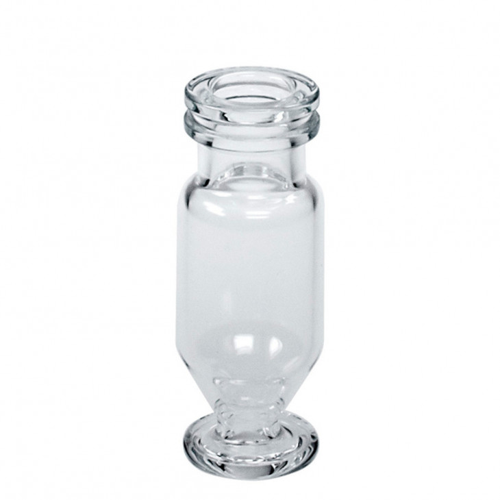 FLACON A VIS CLAIR DN9 A PIED VASE 1,2ML - X100