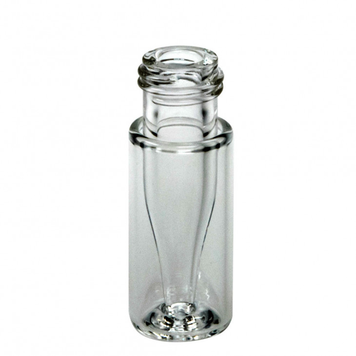 FLACON A VIS CLAIR DN9 + MICRO-INSERT 0,25ML - X100