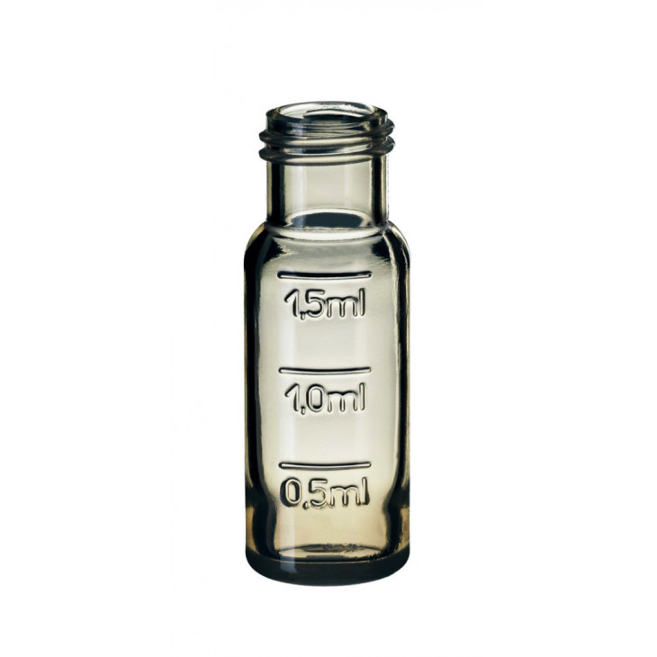 FLACON EN PP TRANSPARENT FILETAGE COURT 1,5ML X 100