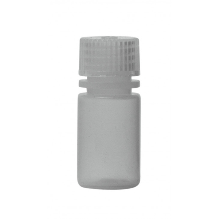 FLACON ROND COL ETROIT PEHD 15ML - PACK DE 12