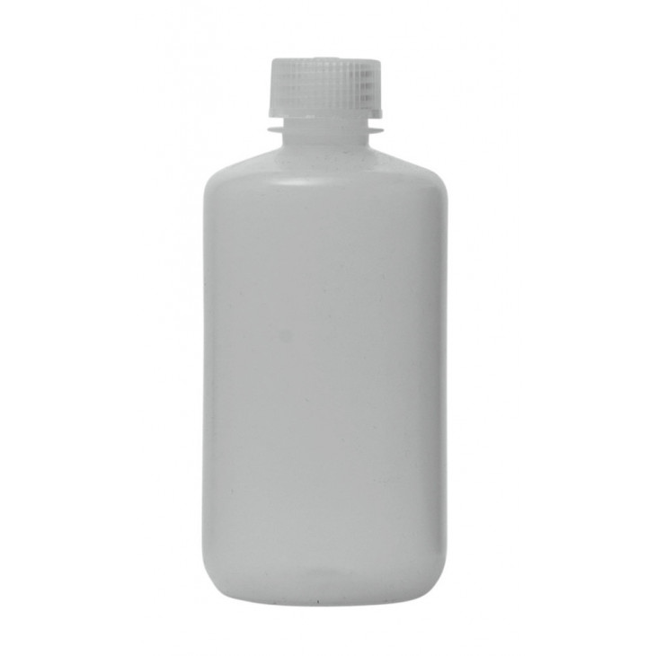 FLACON ROND COL ETROIT PEHD 250ML - PACK DE 12