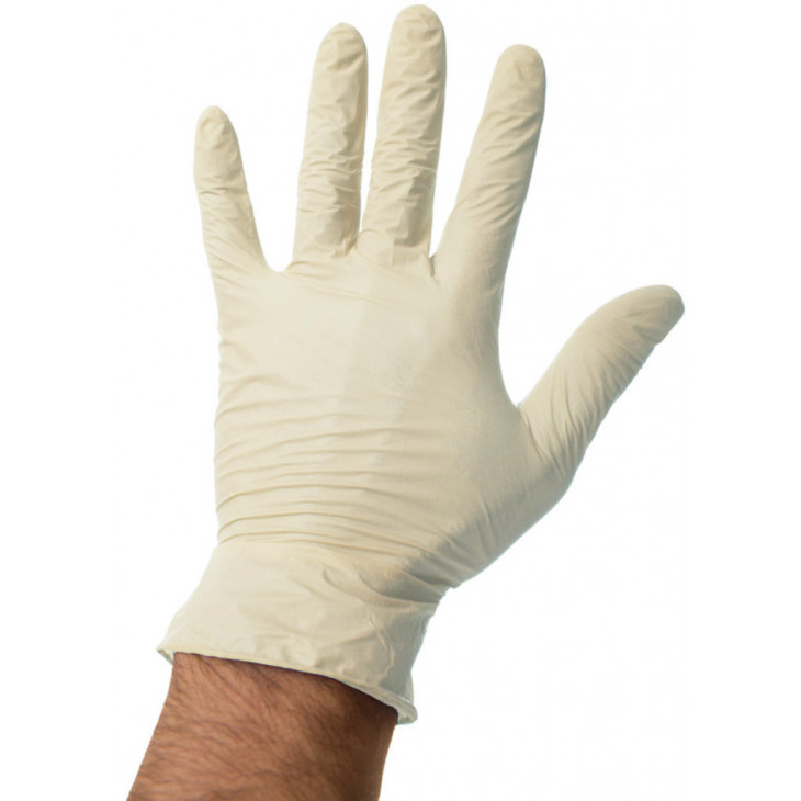 GANT LATEX NON POUDRE T.9-10 / XL DOIGTS TEXTURES - X90