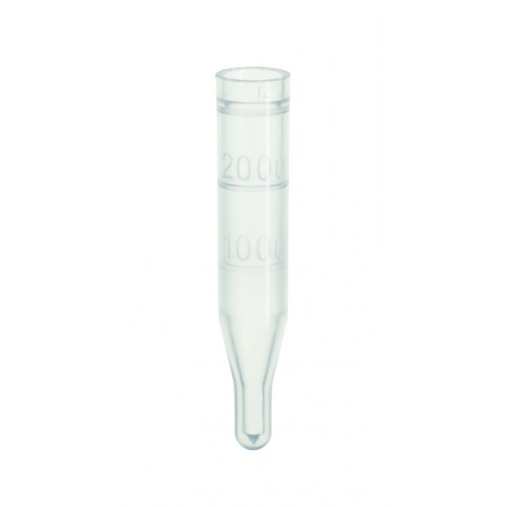 MICRO-INSERT PP 0,2ML L.O FOND PLAT -X 1000