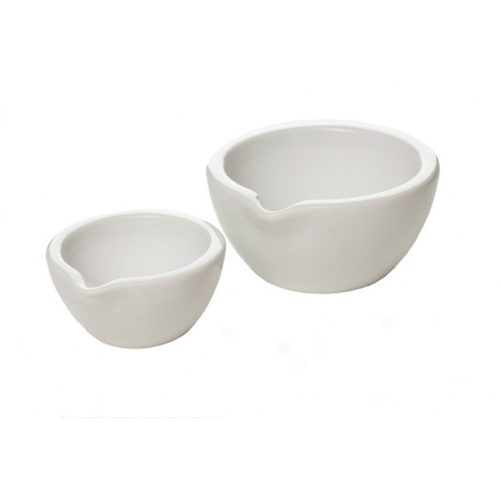 MORTIER A BEC EN PORCELAINE 70ML DIAM.63MM HAUT.41MM