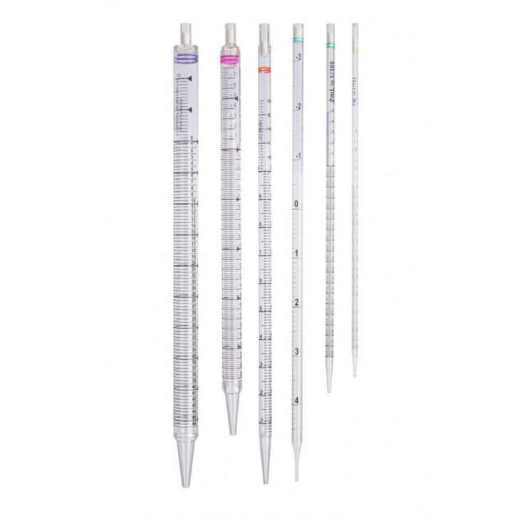 PIPETTE SEROLOGIQUE PS STERILE 2ML VERT SACHET UNITAIRE - PACK X500